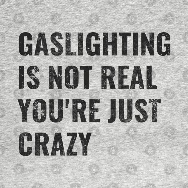 Gaslighting Is Not Real You're Just Crazy by Stevendan